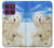 S3794 Arctic Polar Bear and Seal Paint Case Cover Custodia per Motorola Edge 60 Pro