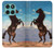S0934 Wild Black Horse Case Cover Custodia per Motorola Edge 60 Fusion