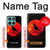 S3328 Crow Red Moon Case Cover Custodia per Motorola Edge 60 Fusion
