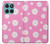 S3500 Pink Floral Pattern Case Cover Custodia per Motorola Edge 60 Fusion