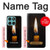 S3530 Buddha Candle Burning Case Cover Custodia per Motorola Edge 60 Fusion