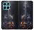 S3972 Burned Acoustic Guitar Graphic Case Cover Custodia per Motorola Edge 60 Fusion