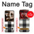 S2842 Black and White Buffalo Check Pattern Case Cover Custodia per Motorola Razr 60 Ultra, Razr Ultra 2025