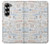 S3903 Travel Stamps Case Cover Custodia per Samsung Galaxy Z Fold 7