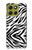 S3056 Zebra Skin Texture Graphic Printed Case Cover Custodia per Motorola Moto G86