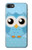 S3029 Cute Blue Owl Case Cover Custodia per iPhone 7, iPhone 8