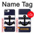 S2758 Anchor Navy Case Cover Custodia per iPhone 7 Plus, iPhone 8 Plus