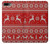 S2835 Christmas Reindeer Knitted Pattern Case Cover Custodia per iPhone 7 Plus, iPhone 8 Plus