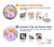 S3070 Rainbow Unicorn Pastel Sky Case Cover Custodia per iPhone 6 6S