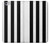 S2297 Black and White Vertical Stripes Case Cover Custodia per iPhone 6 Plus, 6S Plus