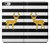 S2794 Black and White Striped Deer Gold Sparkles Case Cover Custodia per iPhone 6 Plus, 6S Plus