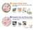 S3095 Vintage Rose Pattern Case Cover Custodia per iPhone 6 Plus, 6S Plus