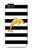 S2882 Black and White Striped Gold Dolphin Case Cover Custodia per iPhone 5 5S SE