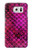 S3051 Pink Mermaid Fish Scale Case Cover Custodia per Samsung Galaxy S7 Edge