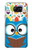 S2521 Cute Nerd Owl Cartoon Case Cover Custodia per Samsung Galaxy S6 Edge Plus