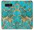 S2906 Aqua Turquoise Stone Case Cover Custodia per Note 8 Samsung Galaxy Note8