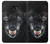 S2823 Black Wolf Blue Eyes Face Case Cover Custodia per Samsung Galaxy A3 (2017)