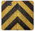 S2231 Yellow and Black Line Hazard Striped Case Cover Custodia per Samsung Galaxy J7 Prime (SM-G610F)