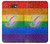 S2899 Rainbow LGBT Gay Pride Flag Case Cover Custodia per Samsung Galaxy J7 Prime (SM-G610F)