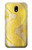 S2713 Yellow Snake Skin Graphic Printed Case Cover Custodia per Samsung Galaxy J5 (2017) EU Version