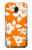 S2245 Hawaiian Hibiscus Orange Pattern Case Cover Custodia per Samsung Galaxy J3 (2017) EU Version