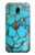 S2685 Aqua Turquoise Gemstone Graphic Printed Case Cover Custodia per Samsung Galaxy J3 (2017) EU Version