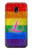 S2900 Rainbow LGBT Lesbian Pride Flag Case Cover Custodia per Samsung Galaxy J3 (2017) EU Version