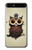 S0360 Coffee Owl Case Cover Custodia per Huawei Nexus 6P