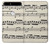 S3082 Music Sheet Case Cover Custodia per Huawei Nexus 6P