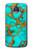 S2688 Aqua Copper Turquoise Gemstone Graphic Case Cover Custodia per Motorola Moto Z2 Play, Z2 Force