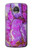 S2907 Purple Turquoise Stone Case Cover Custodia per Motorola Moto Z2 Play, Z2 Force