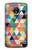 S3049 Triangles Vibrant Colors Case Cover Custodia per Motorola Moto E4