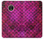 S3051 Pink Mermaid Fish Scale Case Cover Custodia per Motorola Moto E4