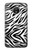 S3056 Zebra Skin Texture Graphic Printed Case Cover Custodia per Motorola Moto E4