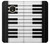 S3078 Black and White Piano Keyboard Case Cover Custodia per Motorola Moto E4