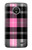 S3091 Pink Plaid Pattern Case Cover Custodia per Motorola Moto E4