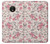 S3095 Vintage Rose Pattern Case Cover Custodia per Motorola Moto E4