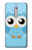 S3029 Cute Blue Owl Case Cover Custodia per Nokia 5