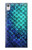 S3047 Green Mermaid Fish Scale Case Cover Custodia per Sony Xperia XA1