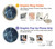 S2799 Light Blue Marble Stone Graphic Printed Case Cover Custodia per Sony Xperia XZ Premium