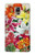 S3205 Retro Art Flowers Case Cover Custodia per Samsung Galaxy Note 4