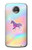 S3203 Rainbow Unicorn Case Cover Custodia per Motorola Moto Z2 Play, Z2 Force