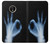 S3239 X-Ray Hand Sign OK Case Cover Custodia per Motorola Moto E4 Plus