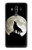 S1981 Wolf Howling at The Moon Case Cover Custodia per Huawei Mate 10 Pro, Porsche Design