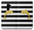 S2882 Black and White Striped Gold Dolphin Case Cover Custodia per Samsung Galaxy S9 Plus