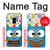 S2521 Cute Nerd Owl Cartoon Case Cover Custodia per Samsung Galaxy S9