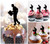 TA0087 Business Man with a Bag Acrilico Cupcake Topper Torte e Muffin per Matrimonio Compleanno Festa Decorazione 10 pezzi