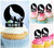 TA0138 Wolf Howling Acrilico Cupcake Topper Torte e Muffin per Matrimonio Compleanno Festa Decorazione 10 pezzi