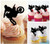 TA0196 Extreme Sport Motocross Acrilico Cupcake Topper Torte e Muffin per Matrimonio Compleanno Festa Decorazione 10 pezzi