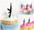 TA0214 Rifle Acrilico Cupcake Topper Torte e Muffin per Matrimonio Compleanno Festa Decorazione 10 pezzi